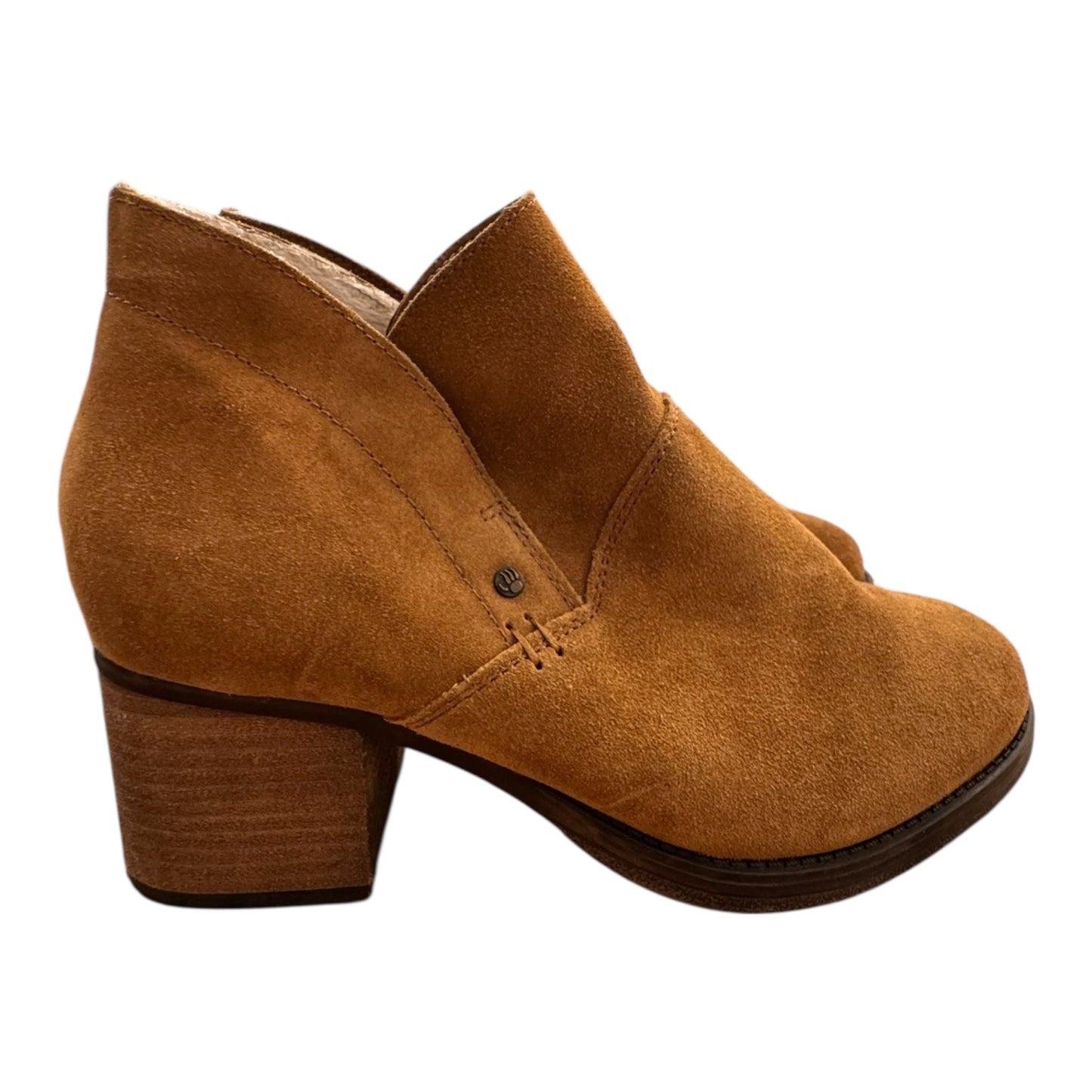 Boots Ankle Heels By Bearpaw In Brown, Size:8.5