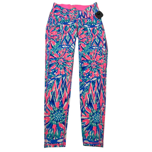 Pants Designer By Lilly Pulitzer In Blue & Pink, Size:Xs