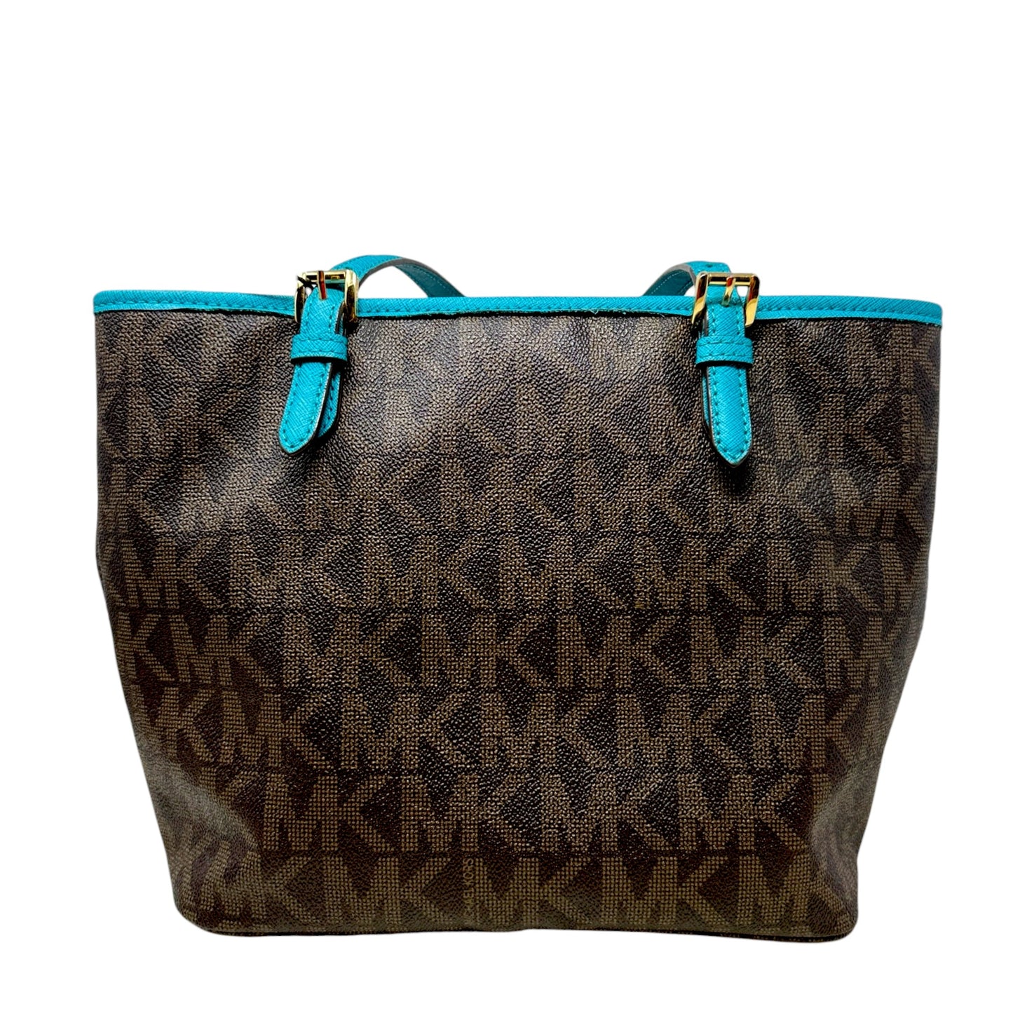 Handbag Leather By Michael By Michael Kors, Size: Medium