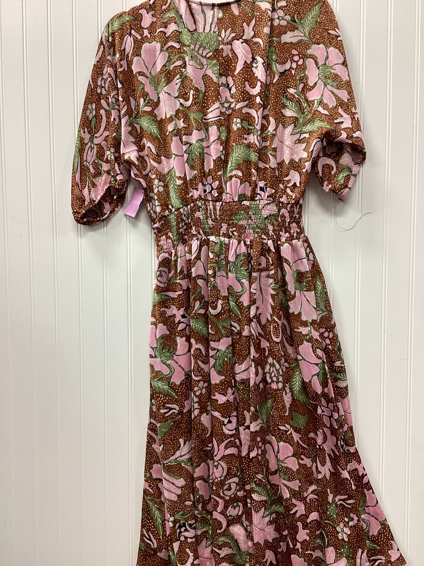 Dress Casual Maxi By Cmc In Brown, Size:S