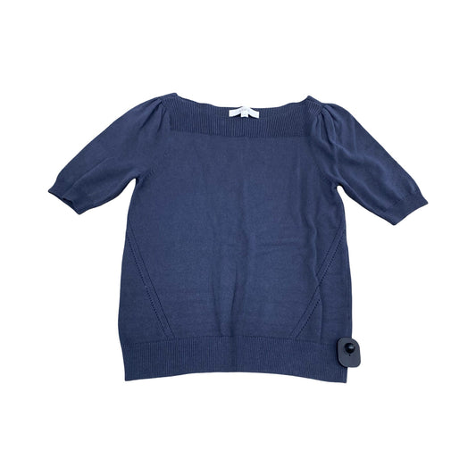 Sweater Ss By Loft In Navy, Size:S