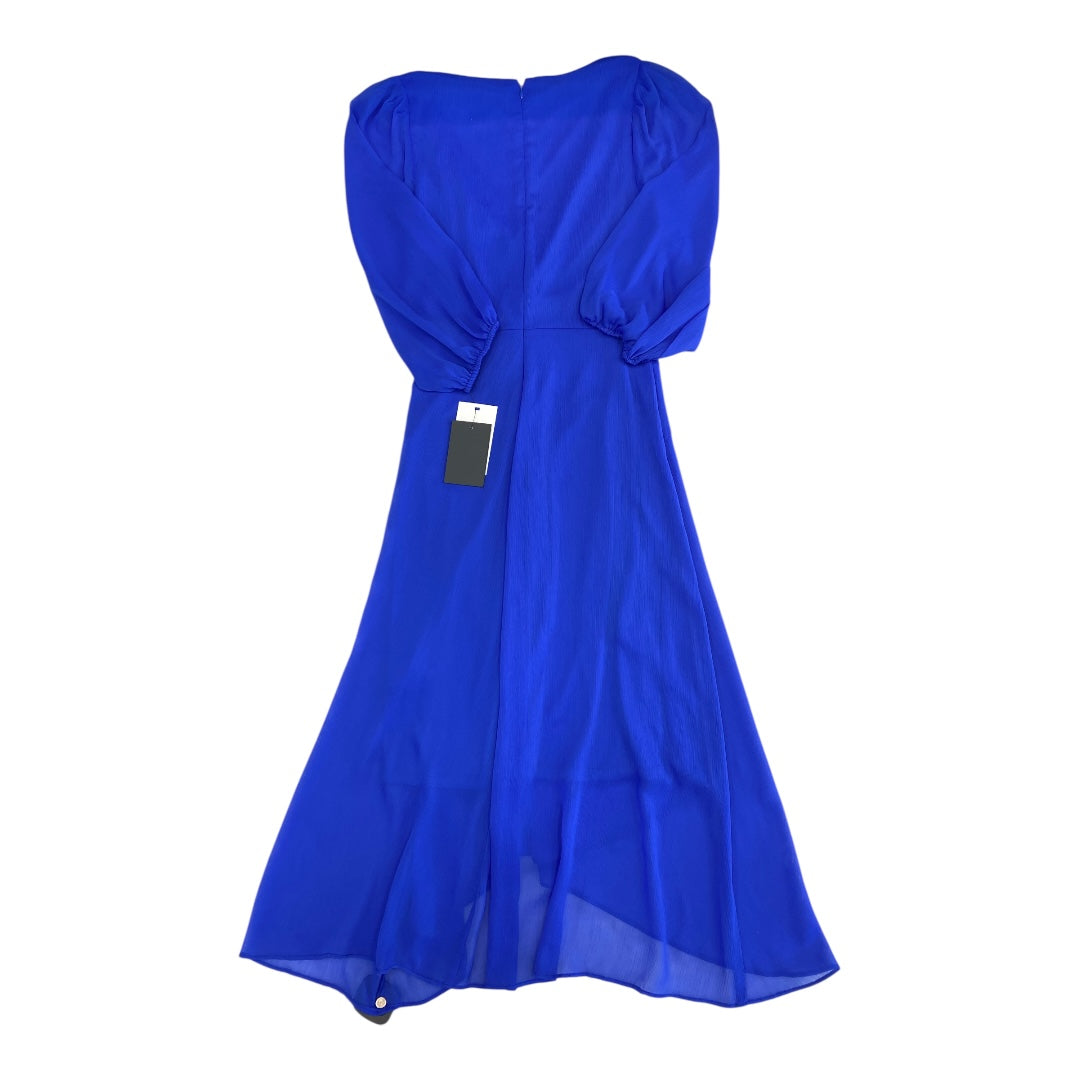 Dress Casual Maxi By Dkny In Blue, Size:2