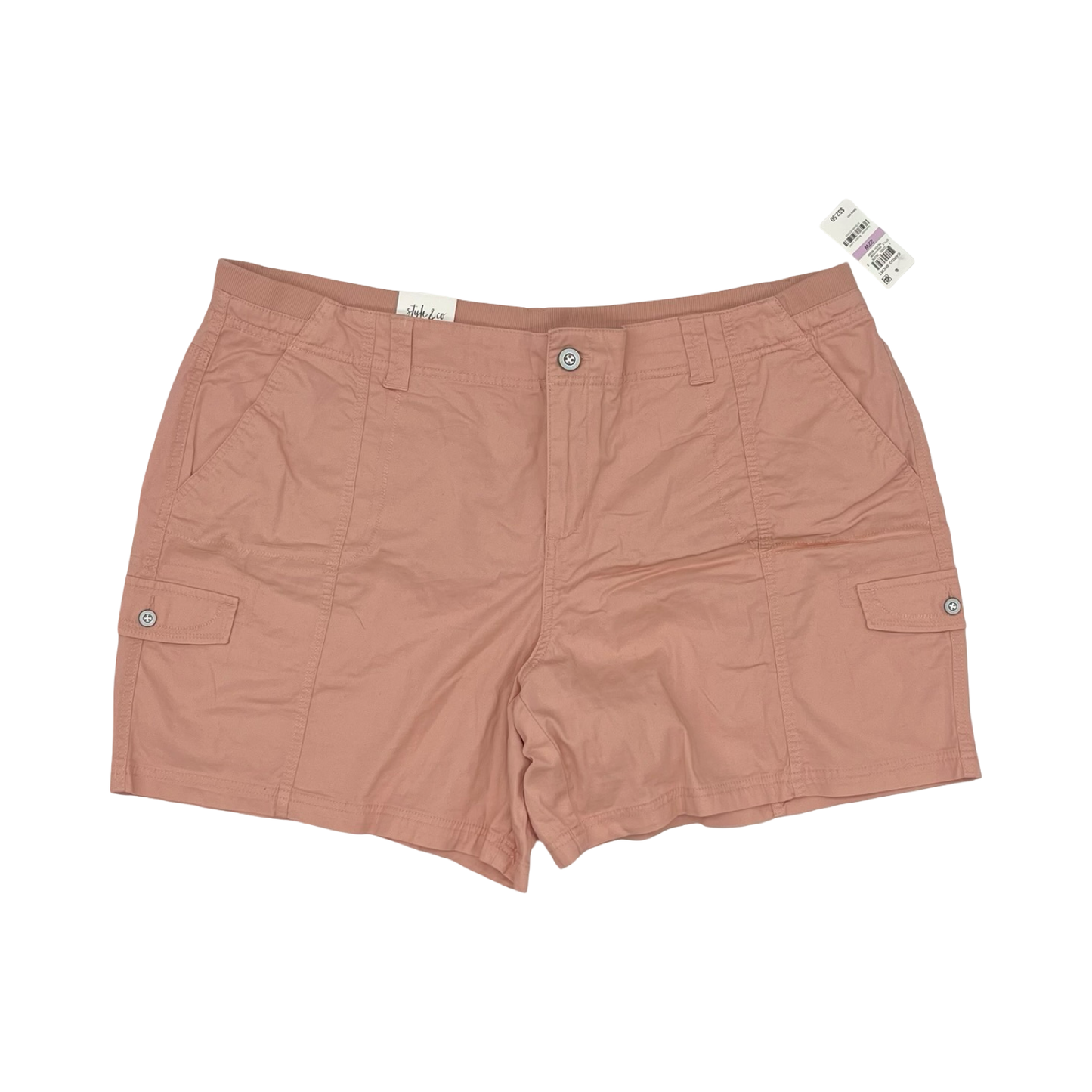 Shorts By Style And Company In Peach, Size:22