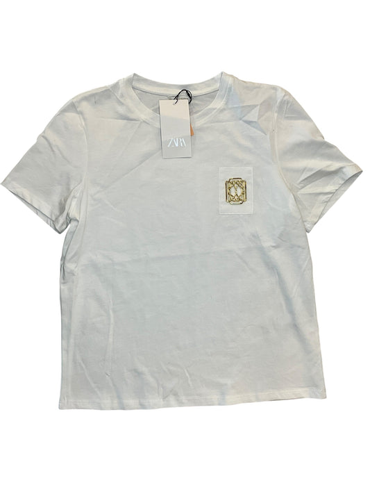Top Ss By Zara In White, Size:M