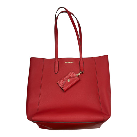 Handbag Designer By Michael Kors In Red, Size:Large