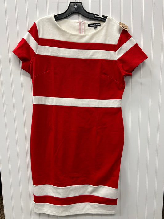 Dress Work By Cmc In Red & White, Size:2X