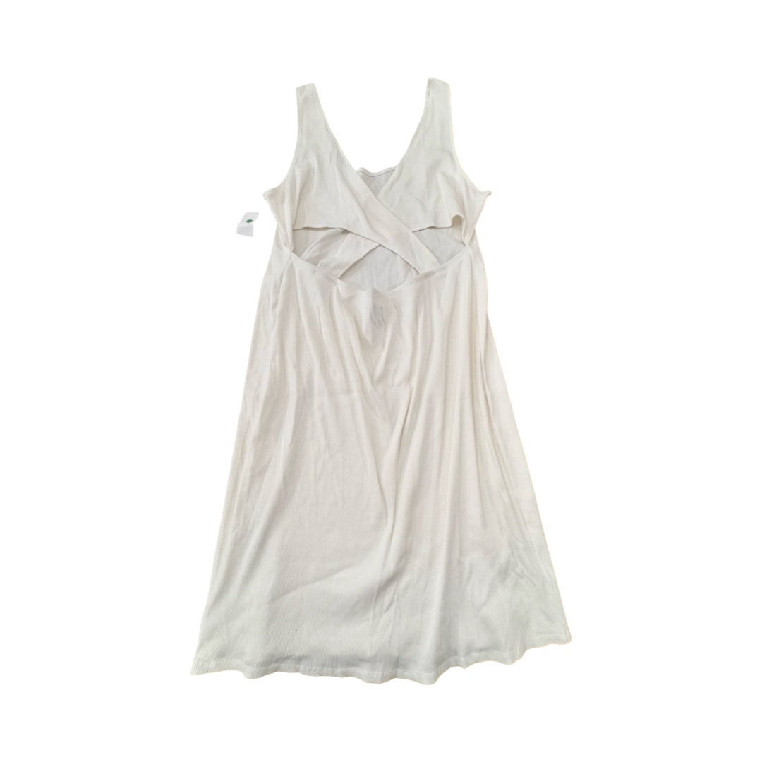 Dress Casual Maxi By Gap In White, Size:1X