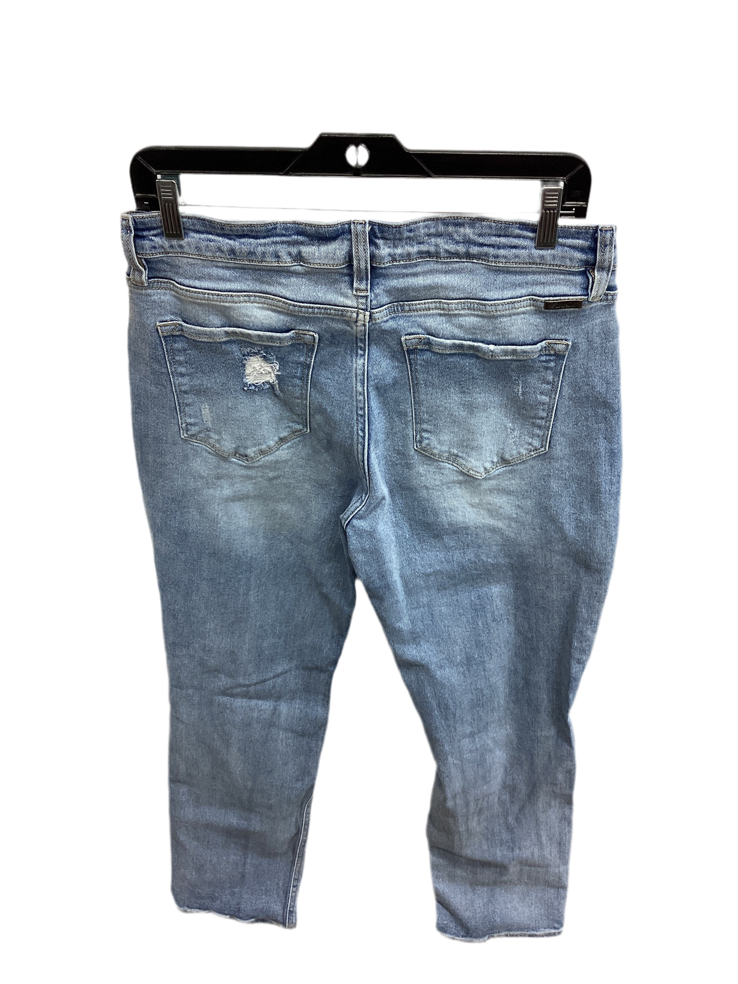 Jeans Straight By Kancan In Blue Denim, Size:8