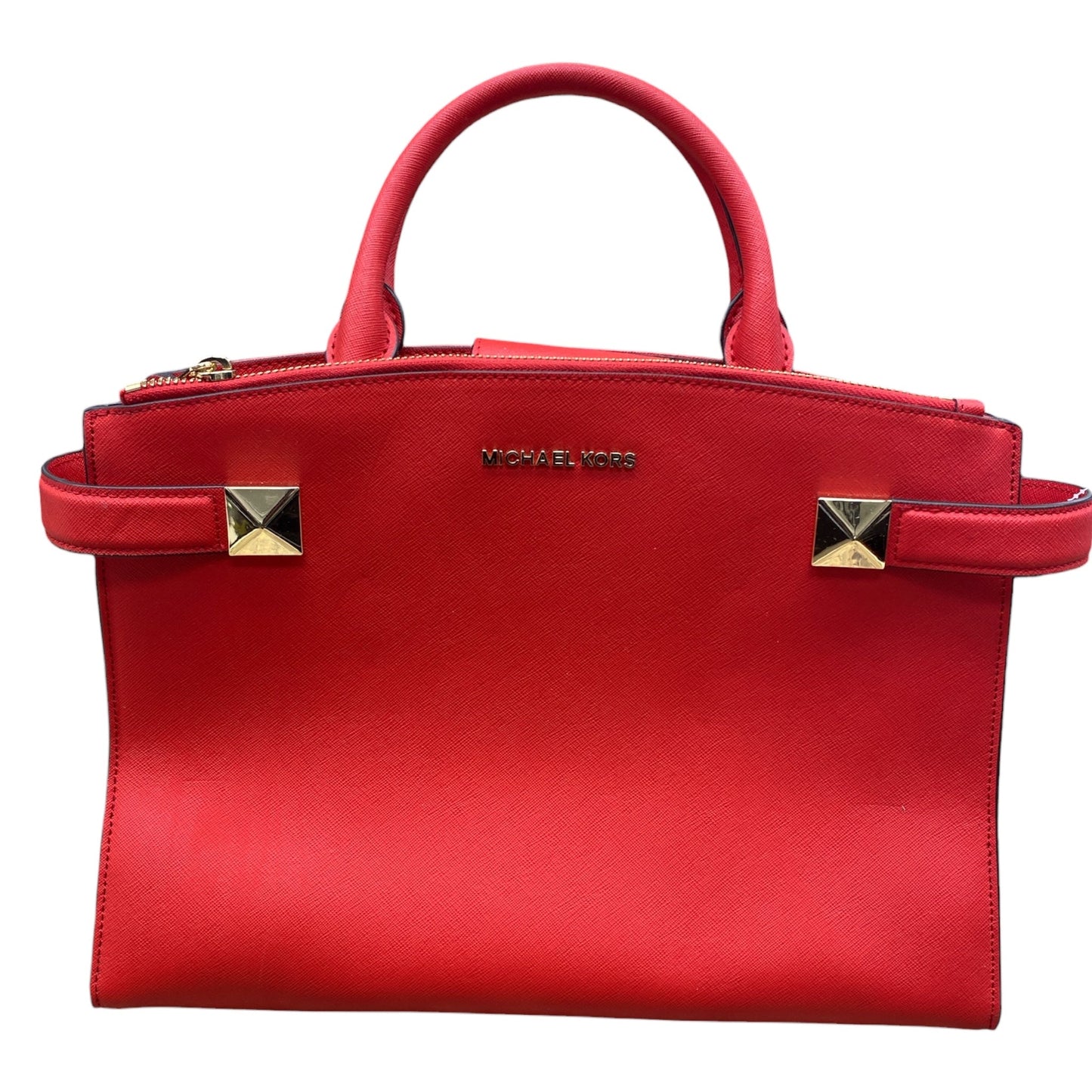 Handbag Designer By Michael Kors In Red, Size:Large