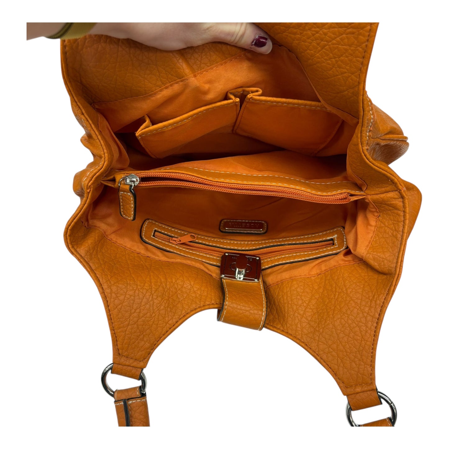 Handbag By Rosetti In Orange, Size:Medium