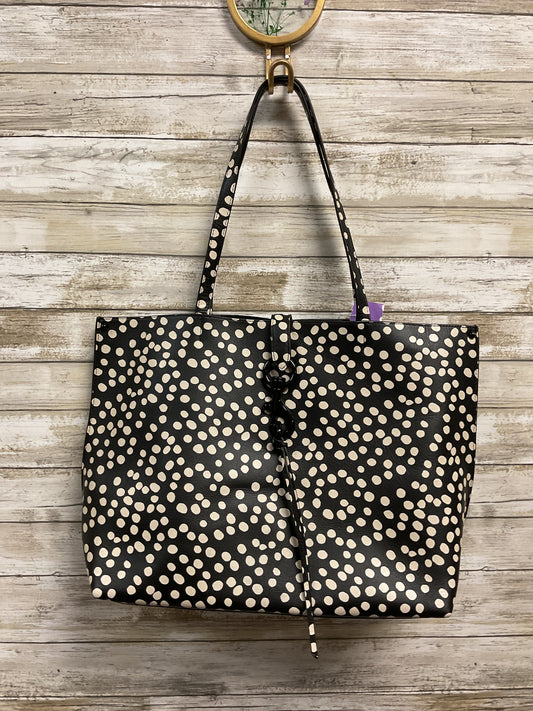 Tote Designer By Rebecca Minkoff In Polkadot Pattern, Size:Large