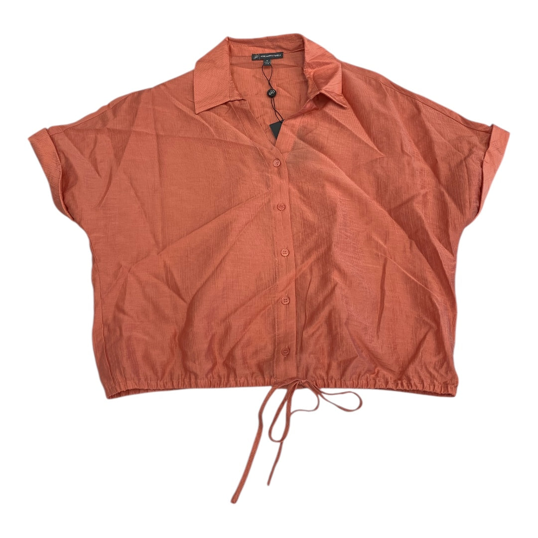 Top Ss By Adrianna Papell In Peach, Size:M