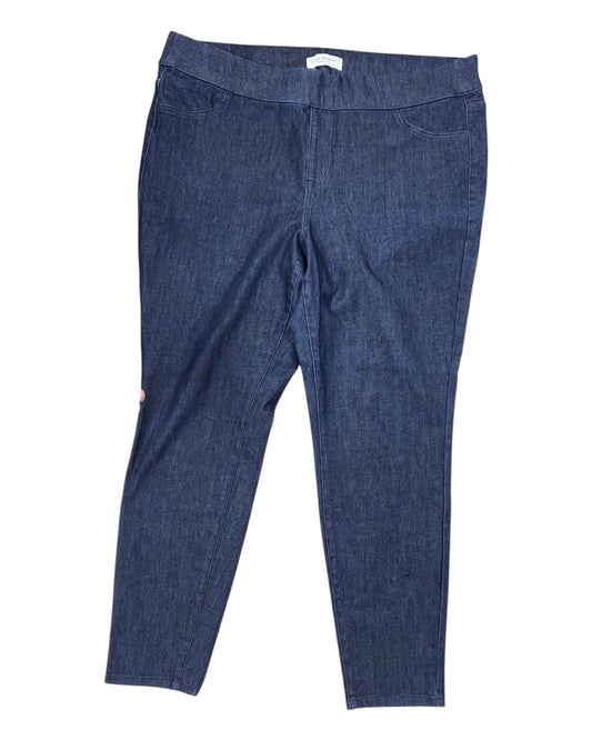 Jeans Jeggings By Lane Bryant In Blue Denim, Size:20