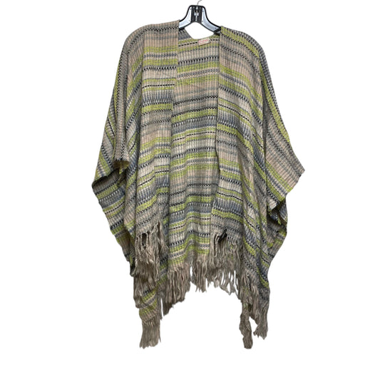 Shawl By Free People In Green & Pink, Size:Osfm
