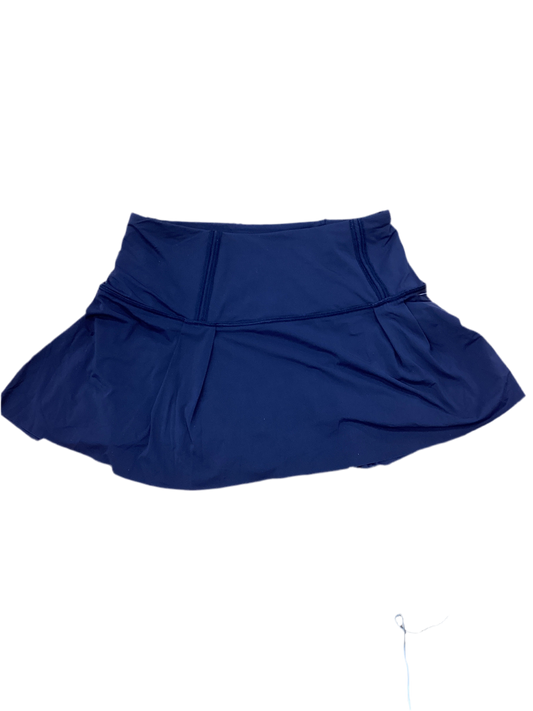 Athletic Skort By Lululemon In Navy, Size:6