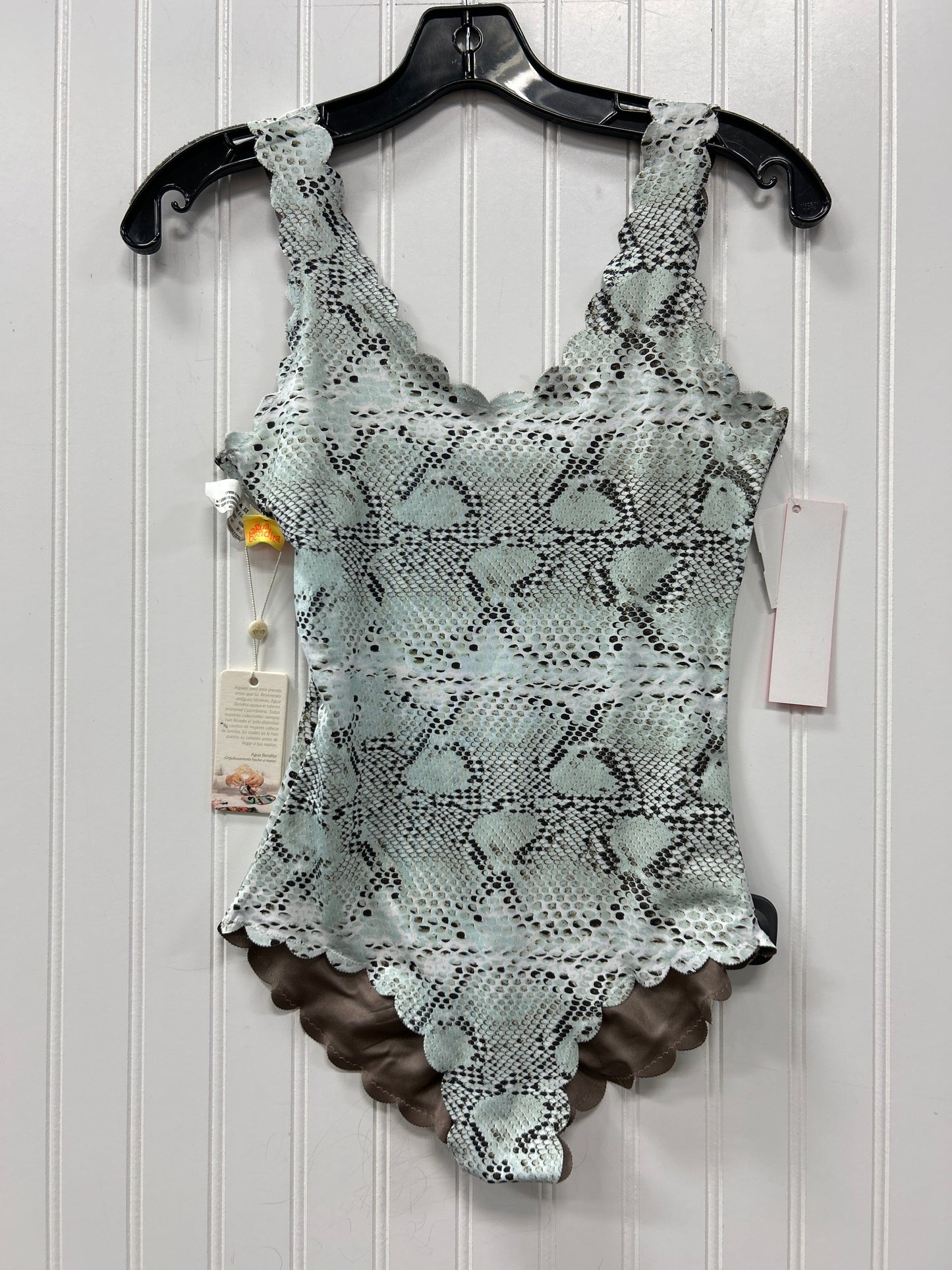 Bodysuit By Agua Bendita In Blue, Size:S