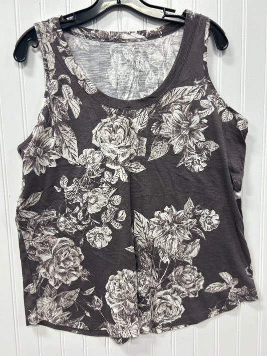 Top Sleeveless By Maurices In Grey, Size:Xl