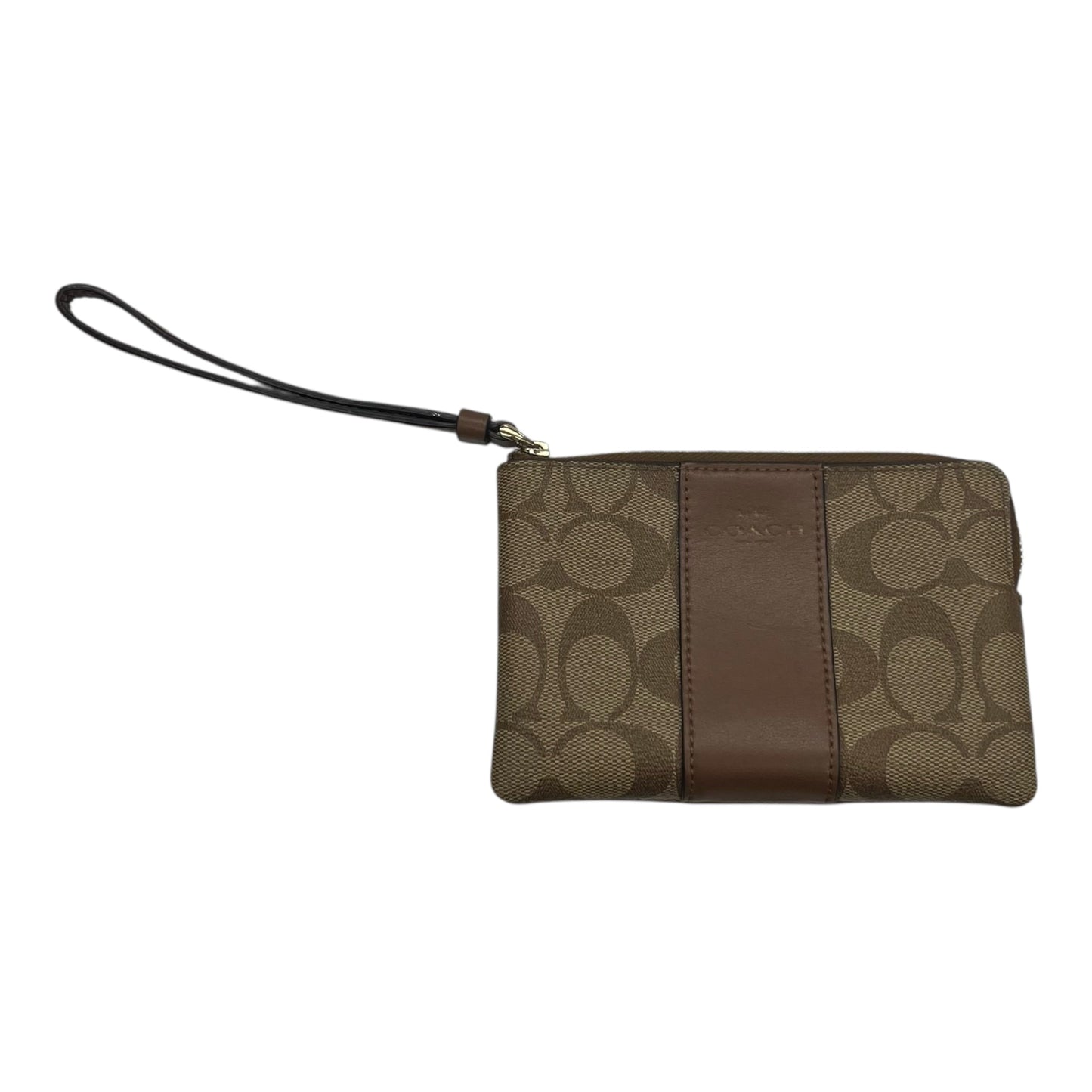Wristlet Designer By Coach In Tan, Size:Small