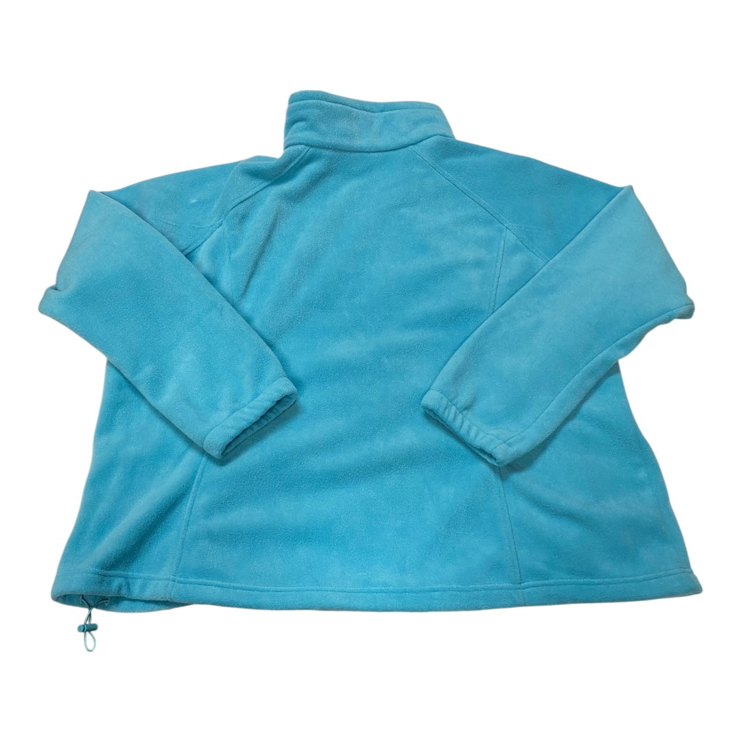 Jacket Fleece By Columbia In Blue, Size:3X