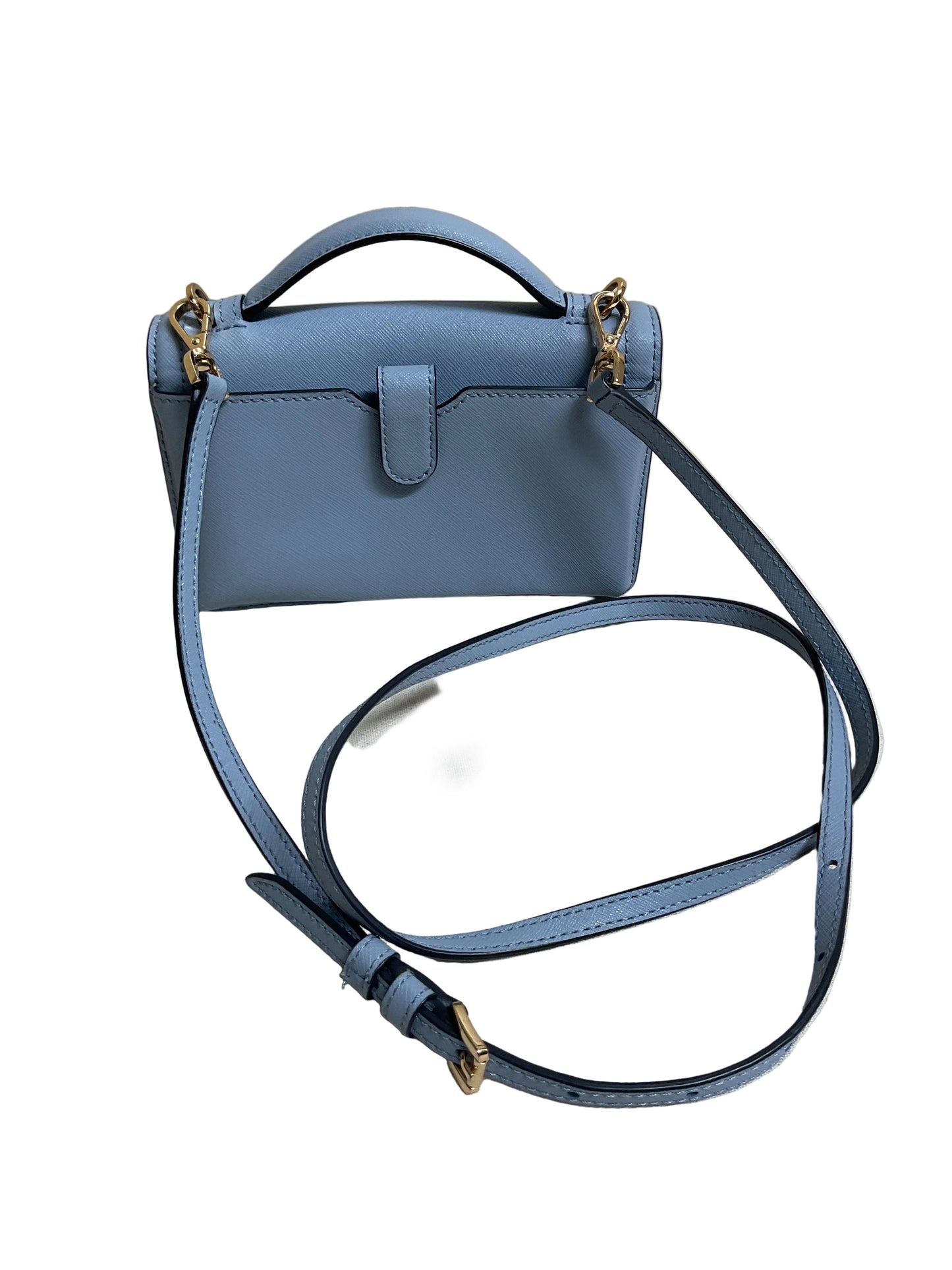 Crossbody Designer By Michael Kors In Blue, Size:Small