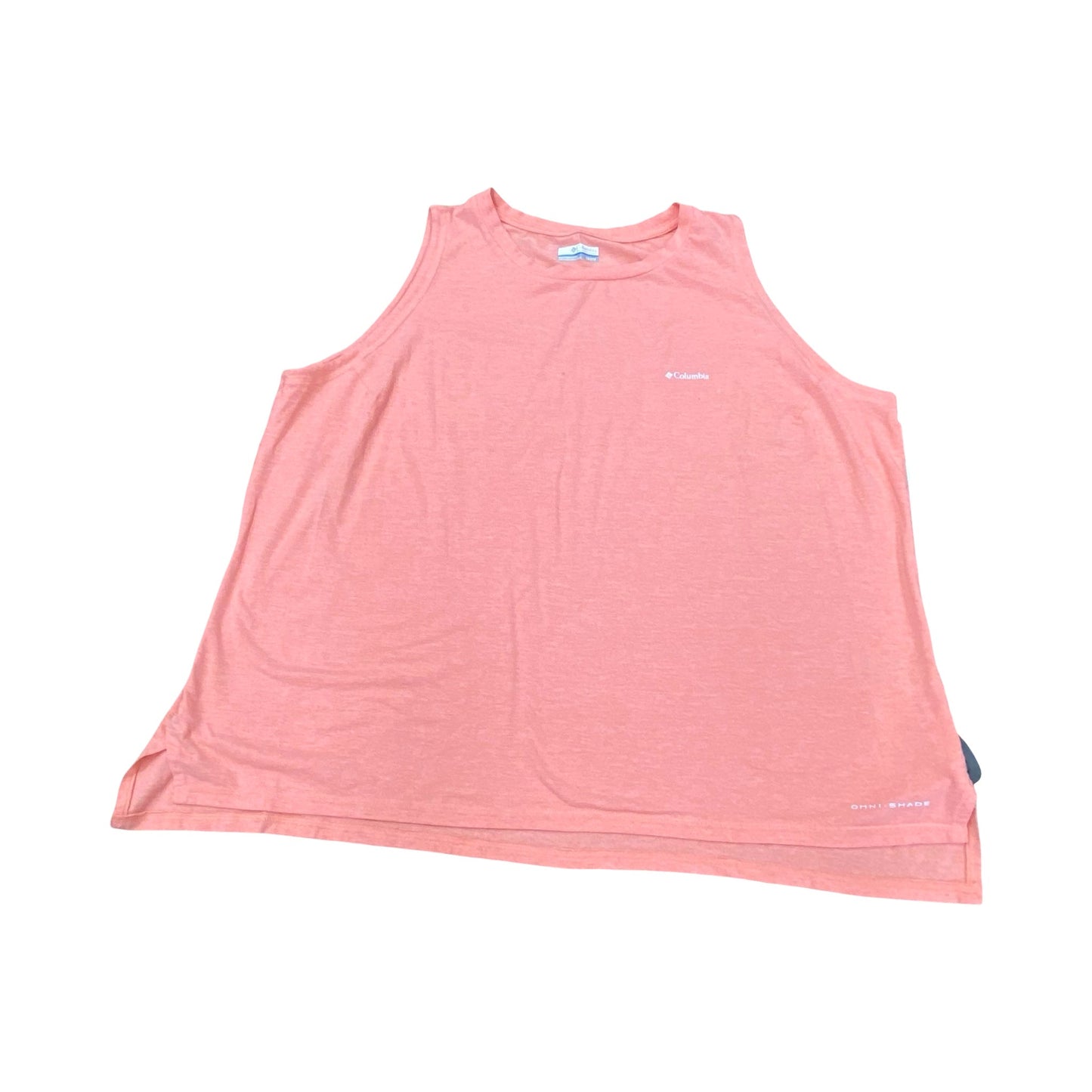 Athletic Tank Top By Columbia In Pink, Size:2X
