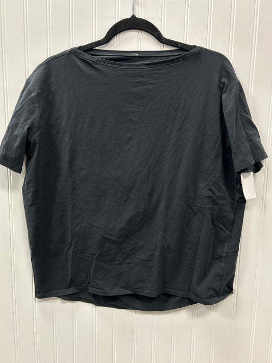 Athletic Top Ss By Lululemon In Black, Size:M
