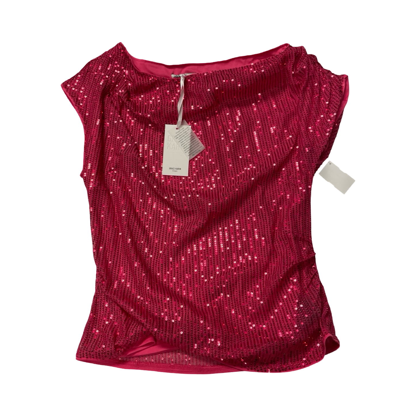 Top Ss By Grace Karin In Pink, Size:L