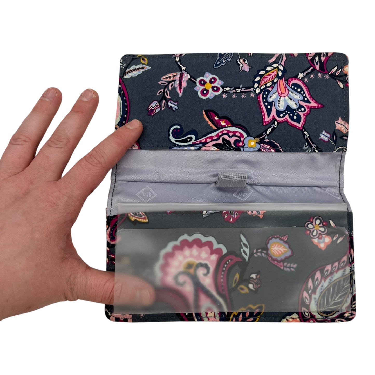 Wallet By Vera Bradley In Grey, Size:Small