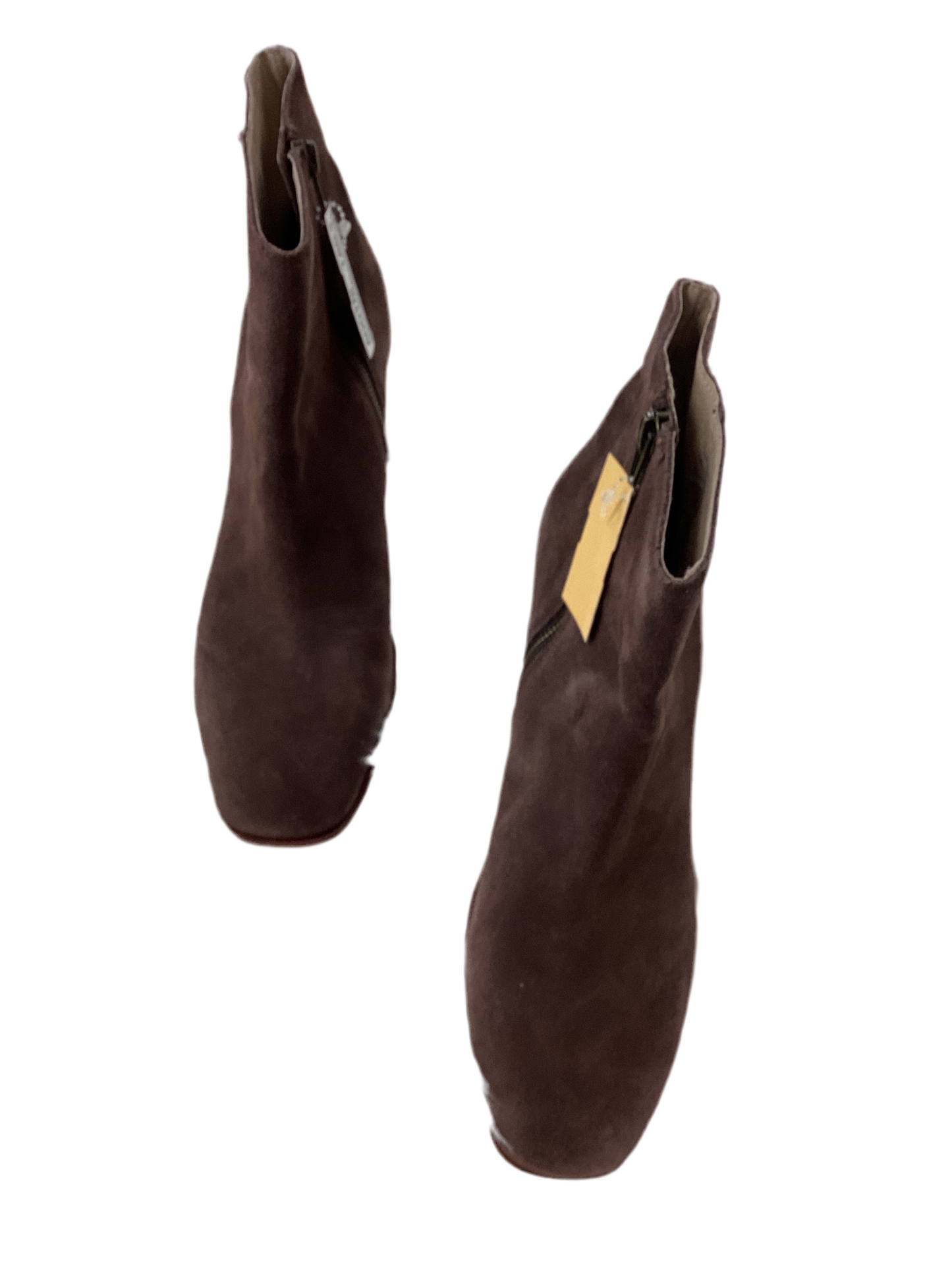 Boots Ankle Heels By Madewell In Brown, Size:10