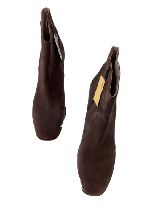 Boots Ankle Heels By Madewell In Brown, Size:10