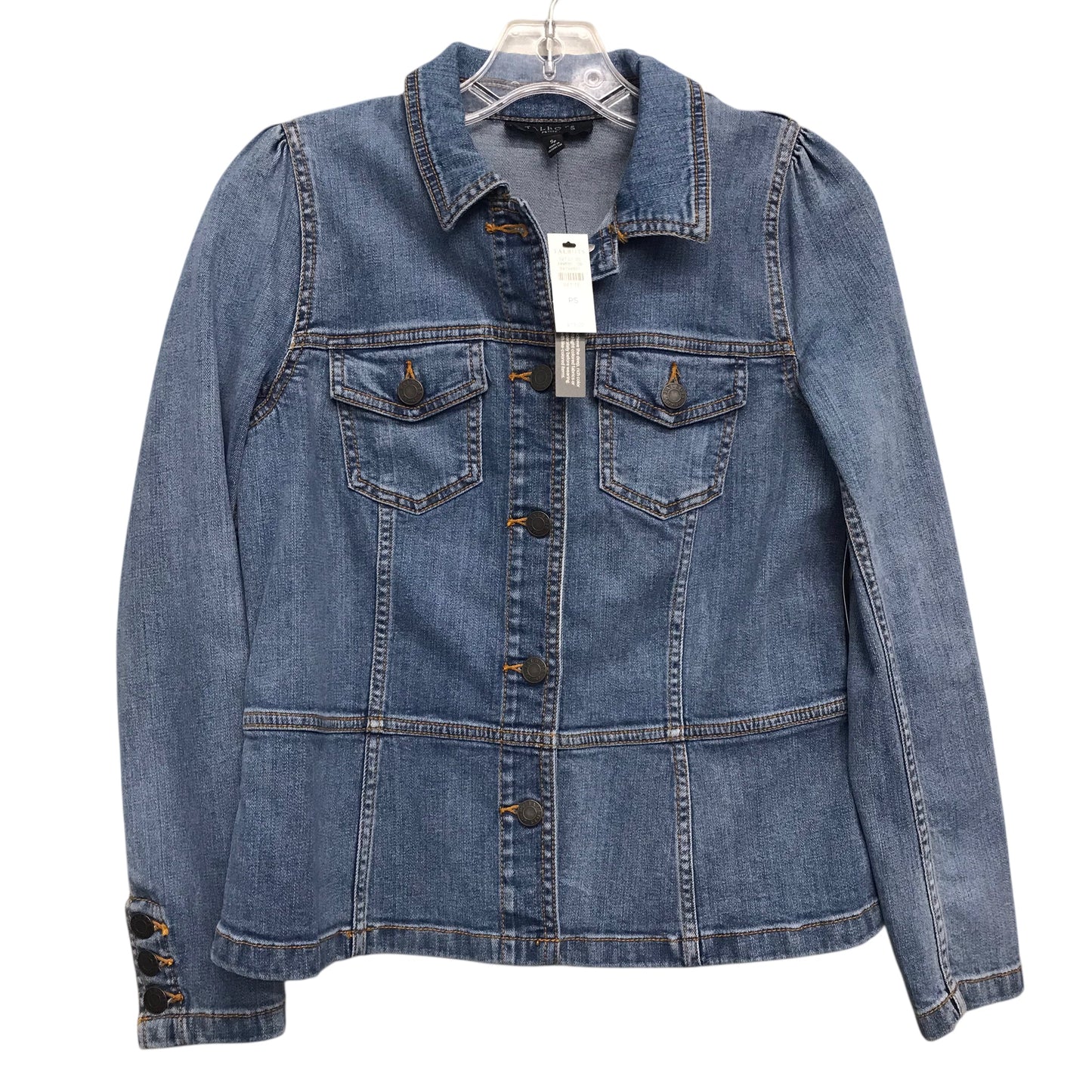 Jacket Denim By Talbots In Blue Denim, Size:Sp