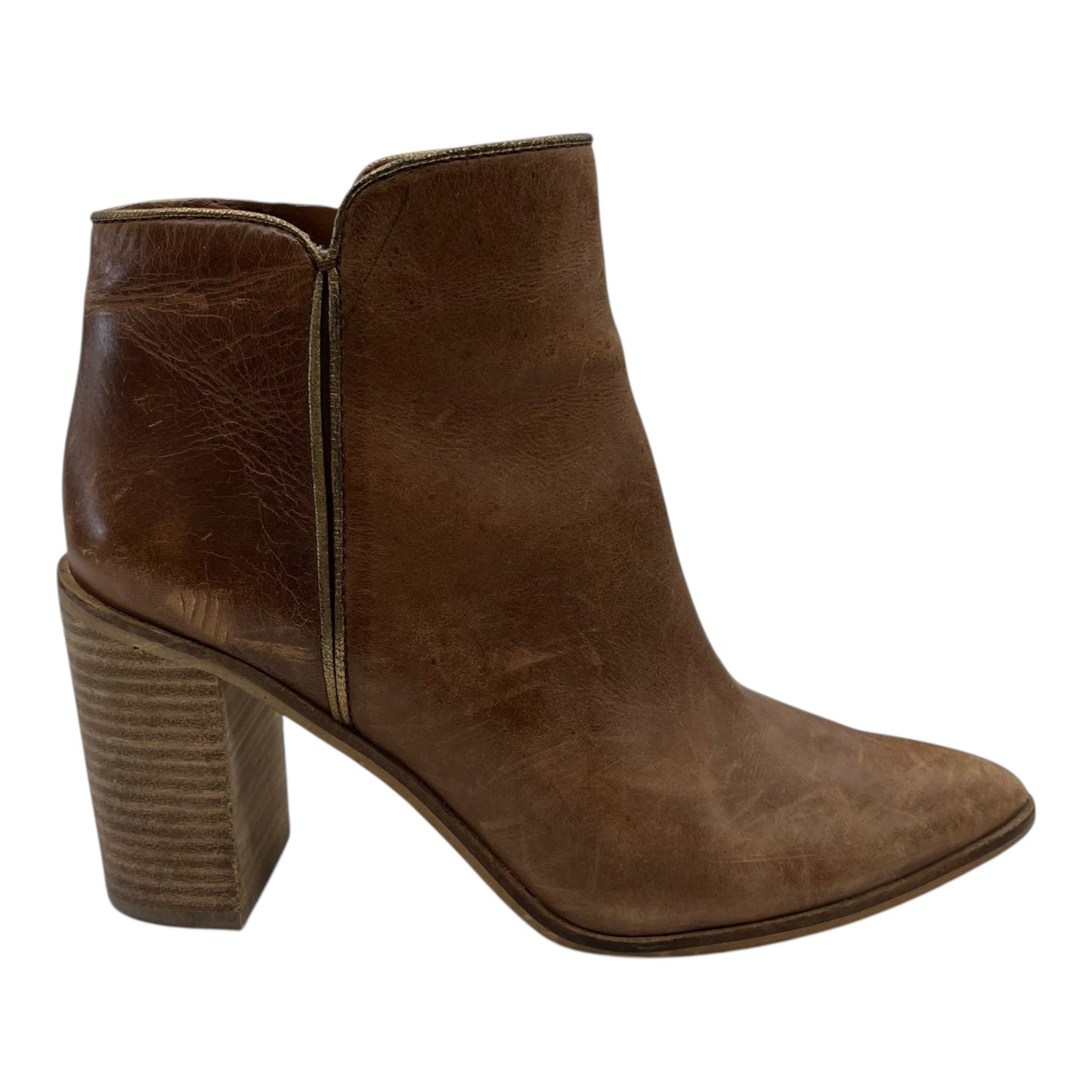 Boots Leather By Lucky Brand In Brown, Size:7.5
