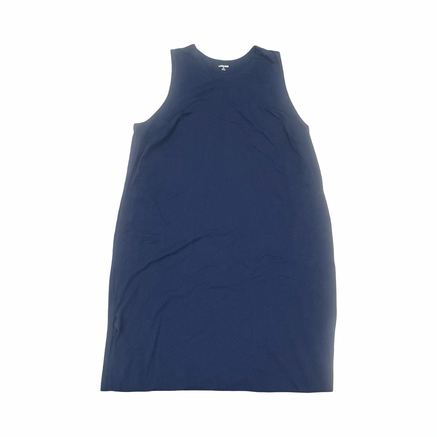 Dress Casual Maxi By Lands End In Navy, Size:3X