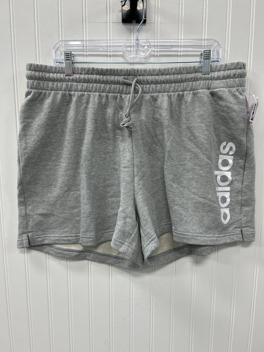 Athletic Shorts By Adidas In Grey, Size:1X