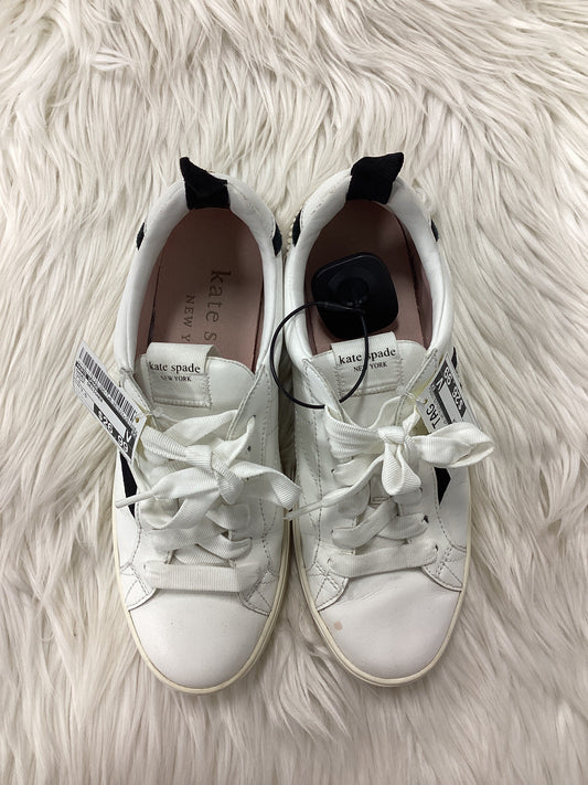 Shoes Designer By Kate Spade In Cream, Size:7.5