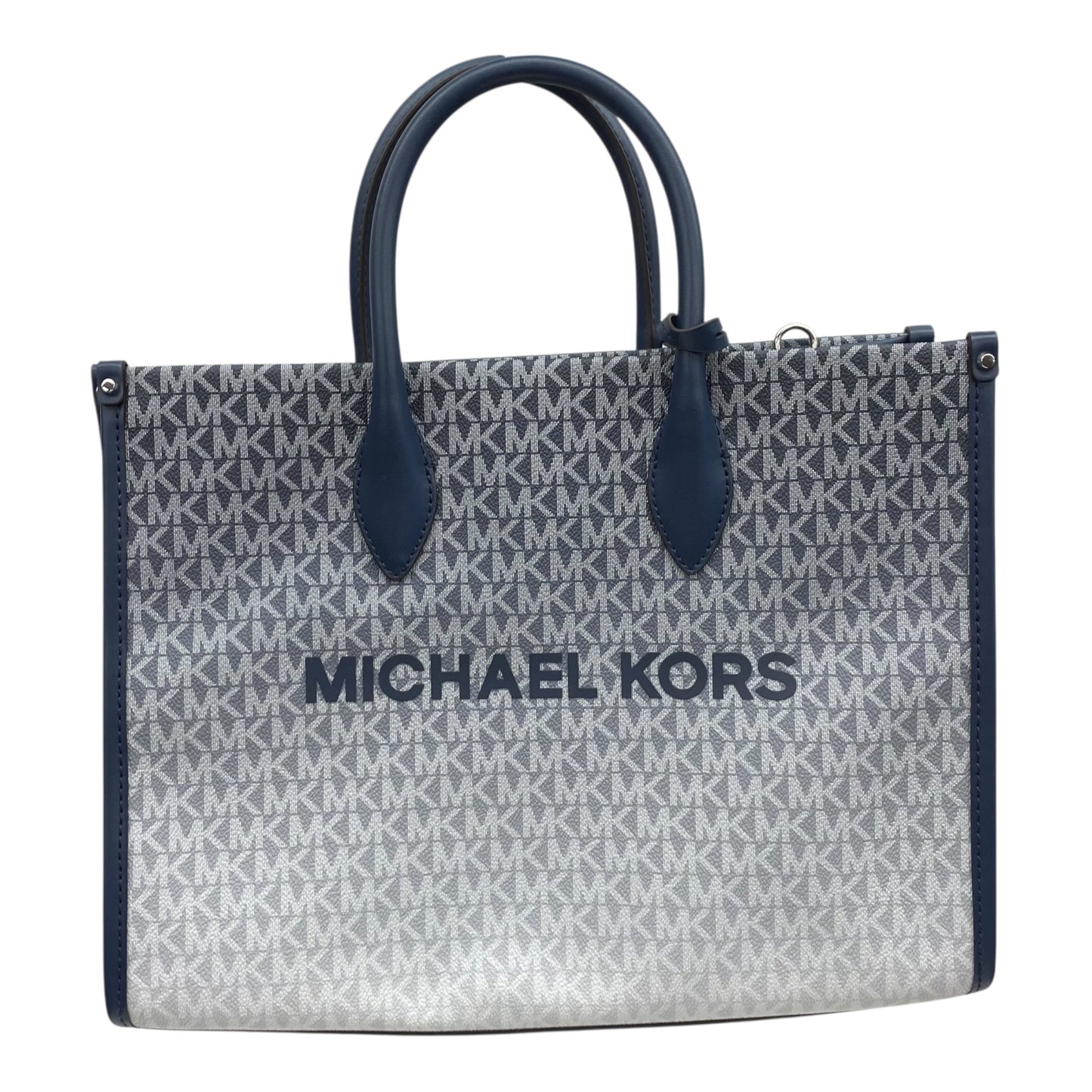 Handbag Designer By Michael Kors In Blue, Size:Large