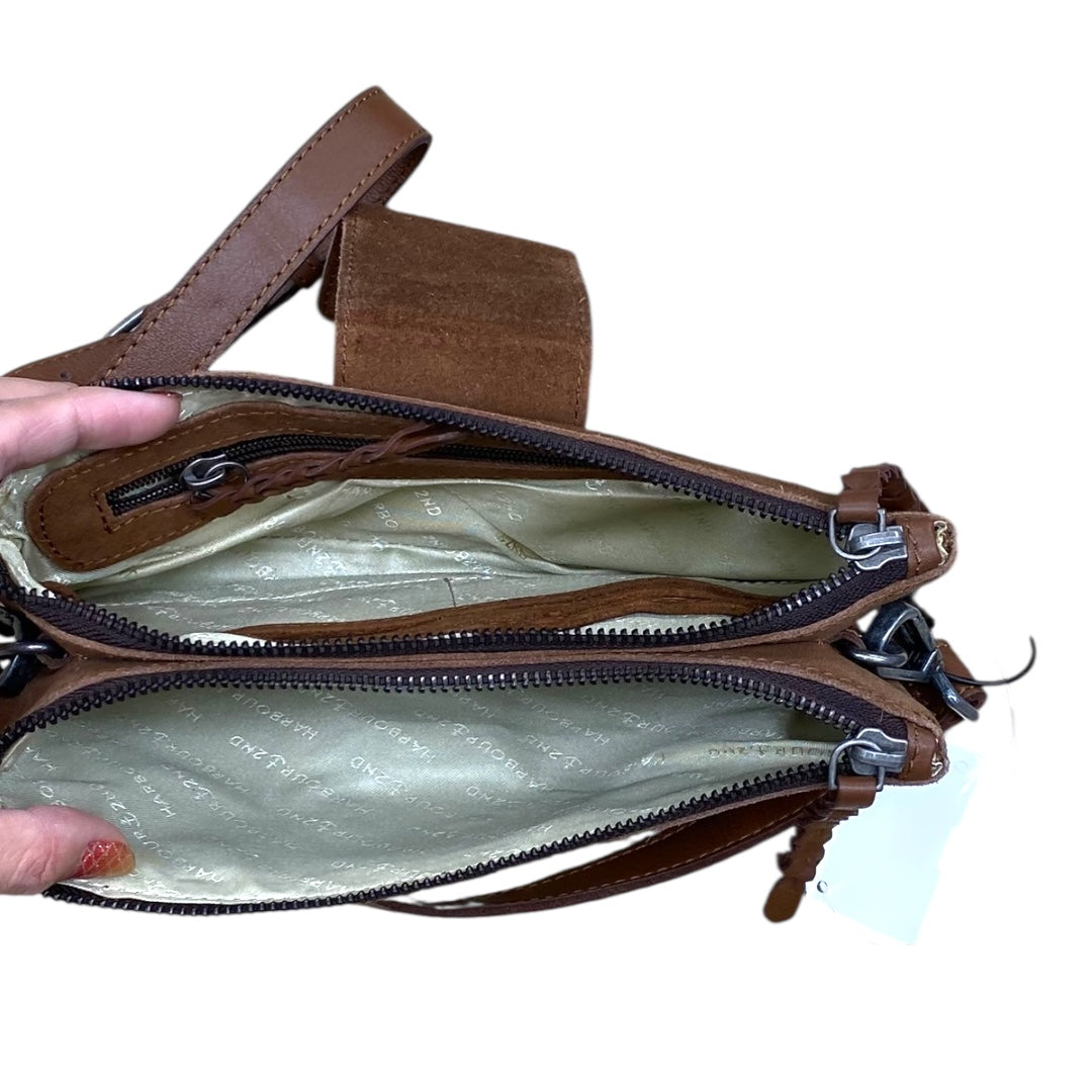 Handbag Leather By Cmb In Brown, Size:Small