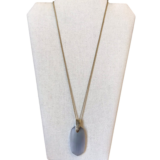 Necklace Pendant By Kendra Scott In Grey