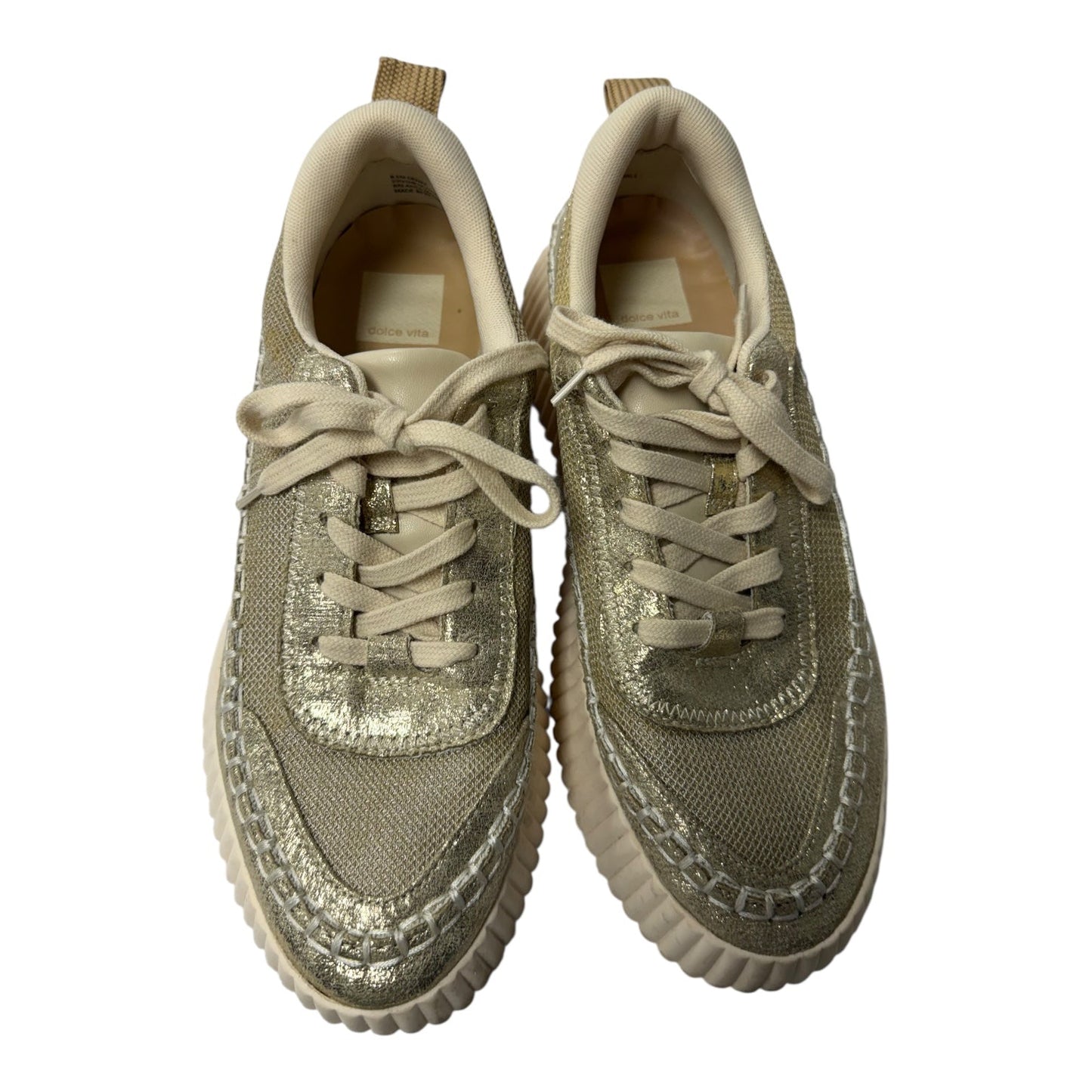 Shoes Sneakers Platform By Dolce Vita In Gold, Size:8.5