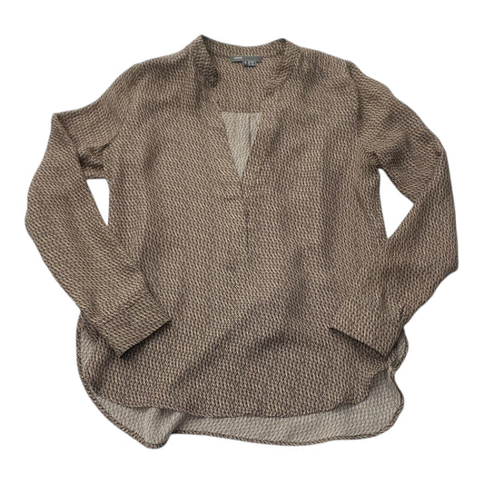 Top Ls By Vince In Black & Brown, Size:Xs