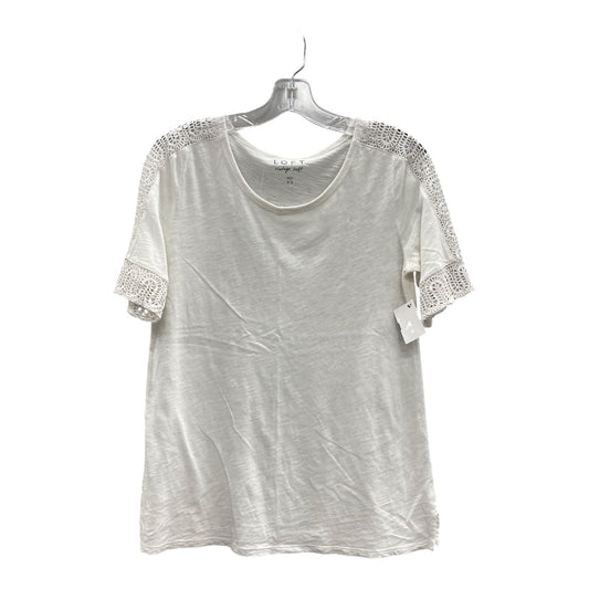 Top Ss By Loft In White, Size:Xs