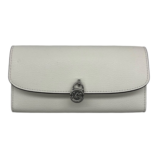 Wallet Designer By Michael Kors In White, Size:Large