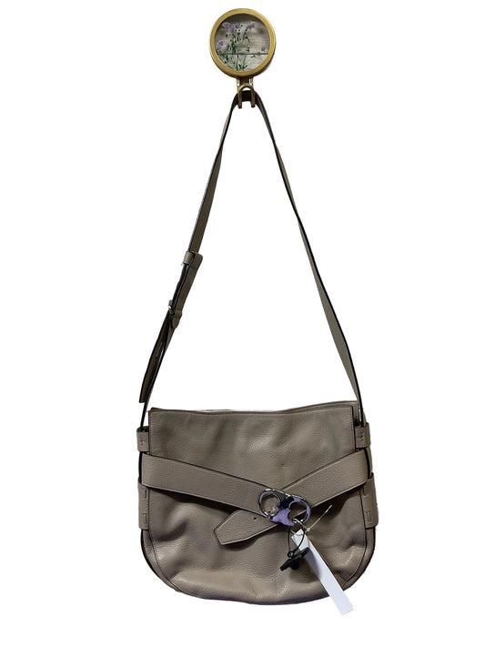 Handbag Designer By Tory Burch In Taupe, Size:Large