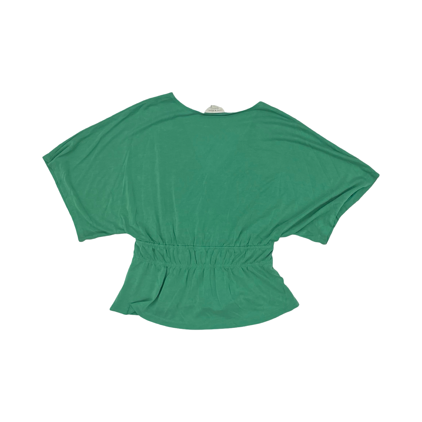 Blouse Ss By Lucky Brand In Green, Size:S