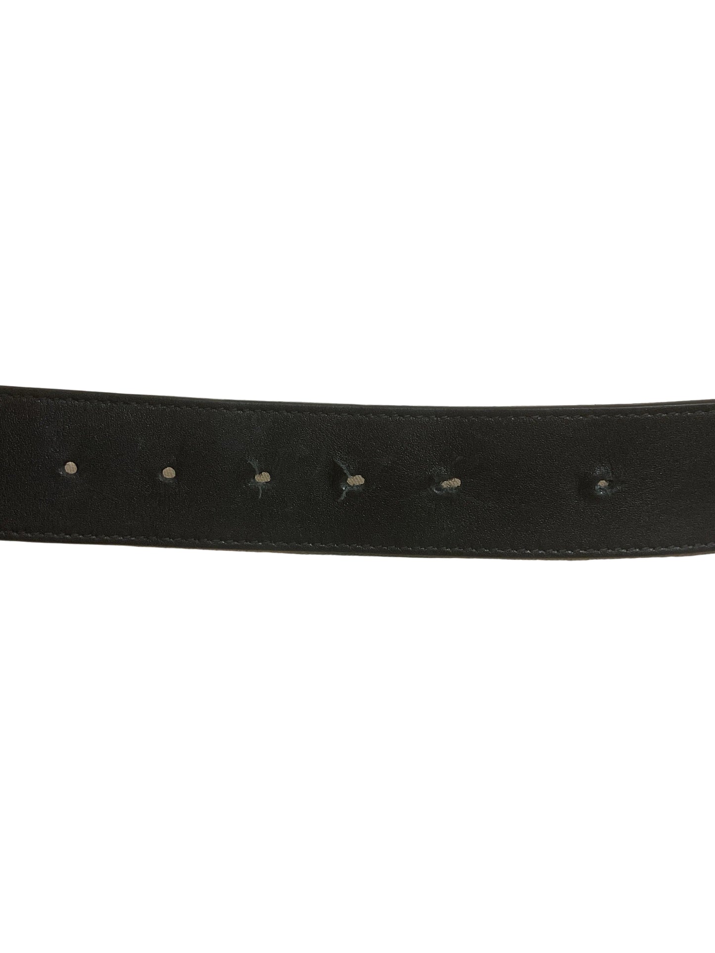 Belt Luxury Designer By Gucci In Black, Size: