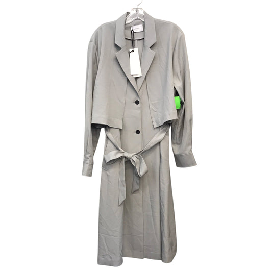 Coat Trench Coat By Lattelier In Grey, Size:M