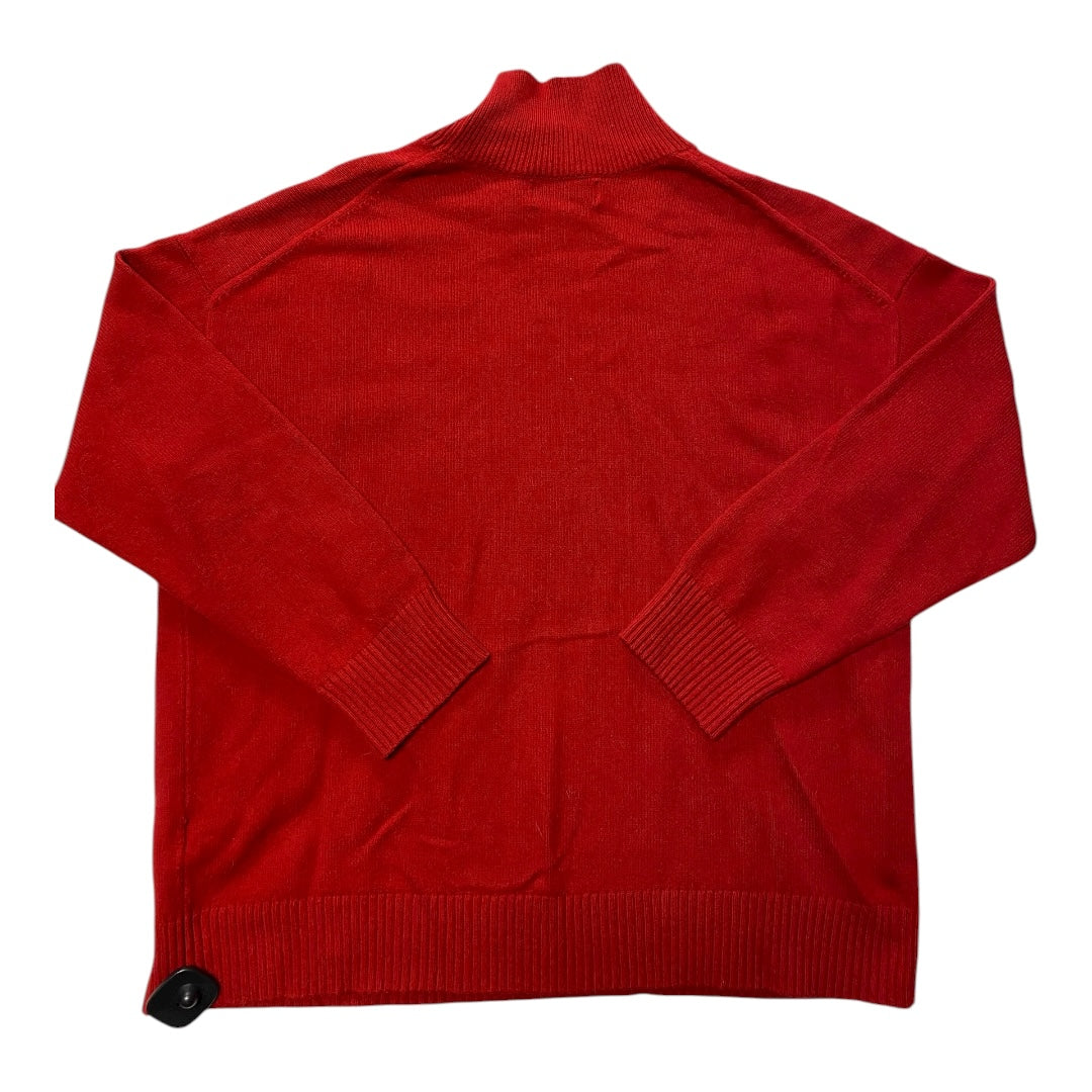 Sweater By Banana Republic In Red, Size:L