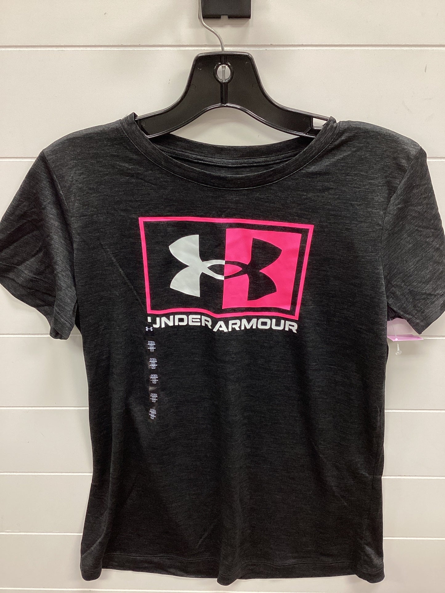 Athletic Top Ss By Under Armour In Grey, Size:M