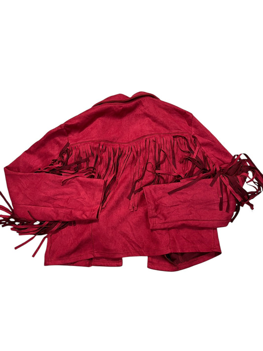 Jacket Other By Clothes Mentor In Red, Size:L