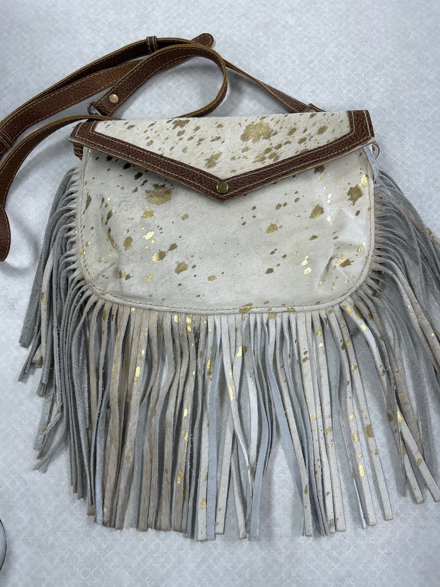 Crossbody By Myra In Animal Print, Size:Medium